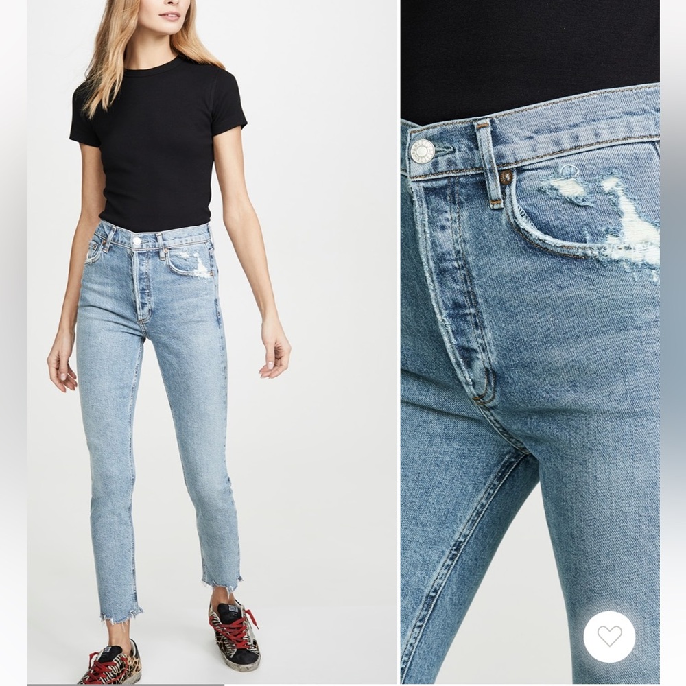AGOLDE Nico High Rise Slim fit Jeans